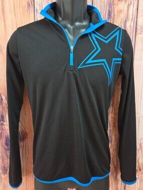Dallas Cowboys Womens Long Sleeve Quarter-zip Top Small